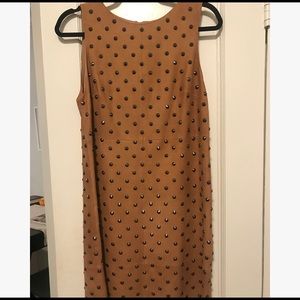 Alice & Olivia Suede Studded Dress